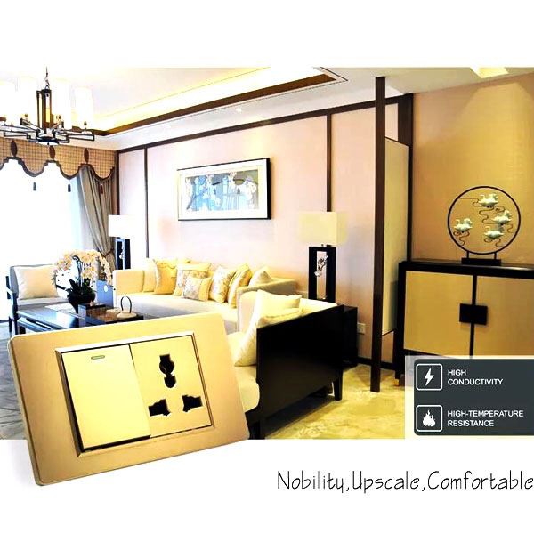 Настенный переключатель Мулти освещения фракции электрический и панель гнезда...